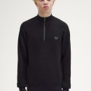Thumbnail of fred-perry-k8557-waffle-stitch-1-2-zip-jumper---black_607571.jpg