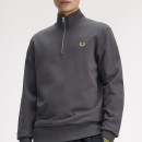 Thumbnail of fred-perry-m3574-half-zip-sweatshirt---anchor-grey-tennis-ball-yellow_737115.jpg