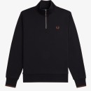 Thumbnail of fred-perry-m3574-half-zip-sweatshirt---black-whiskeybrown_610820.jpg