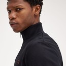 Thumbnail of fred-perry-m3574-half-zip-sweatshirt---black-whiskeybrown_610822.jpg