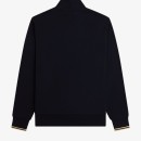 Thumbnail of fred-perry-m3574-half-zip-sweatshirt---navy-ecru-honeycomb_662127.jpg