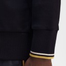 Thumbnail of fred-perry-m3574-half-zip-sweatshirt---navy-ecru-honeycomb_662129.jpg