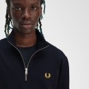 Thumbnail of fred-perry-m3574-half-zip-sweatshirt---navy-ecru-honeycomb_662131.jpg