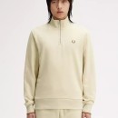 Thumbnail of fred-perry-m3574-half-zip-sweatshirt---oatmeal-whiskeybrown_615761.jpg