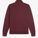 Thumbnail of fred-perry-m3574-half-zip-sweatshirt---oxblood-ecru_796164.jpg