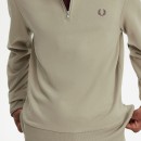 Thumbnail of fred-perry-m3574-half-zip-sweatshirt---warmgrey-brick_552664.jpg