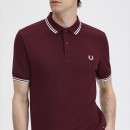 Thumbnail of fred-perry-m3600-oxblood-ecru-ecru-polo---597_823616.jpg