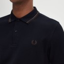 Thumbnail of fred-perry-m3600-polo---navy-laurel-wreath-green-carrington-brick_615396.jpg