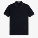 Thumbnail of fred-perry-m3600-polo---navy-laurel-wreath-green-carrington-brick_615401.jpg