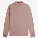 Thumbnail of fred-perry-m6006-darkpink-burnttobacco-l-s-polo---s52_536586.jpg