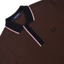 Thumbnail of fred-perry-m6660-concealed-placket-polo-shirt---burnt-tobacco_566204.jpg