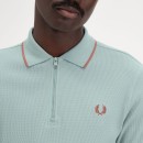 Thumbnail of fred-perry-m9882-textured-zip-neck-polo-shirt---silver-blue_659503.jpg