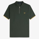Thumbnail of fred-perry-m9886-crepe-piqu---zip-neck-polo---court-green_653525.jpg