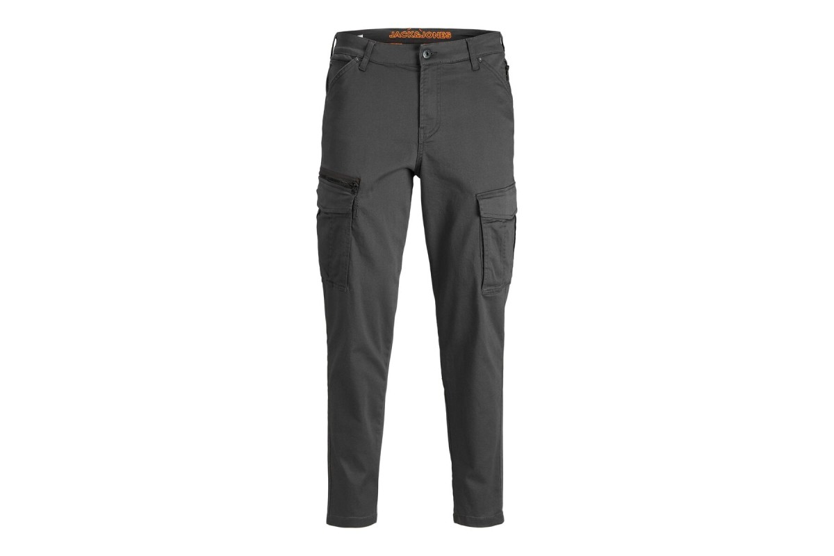 Jack and Jones Intelligence cuffed cargo trouser in green - ShopStyle