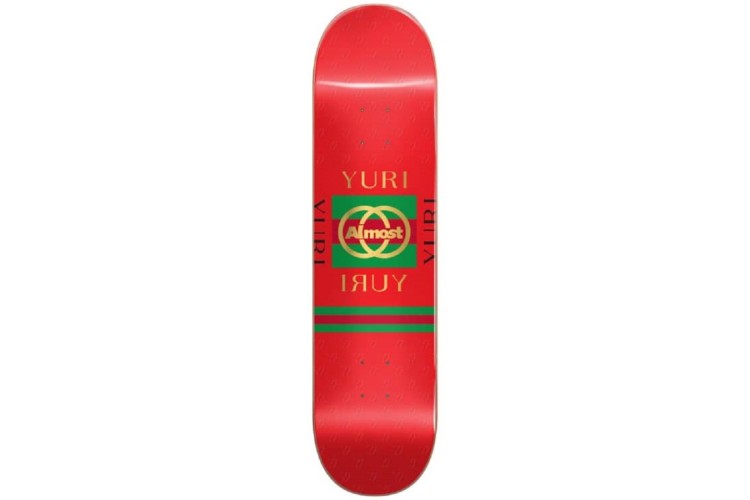 Almost Yuri Runway R7 Red Skateboard Deck - 8.125