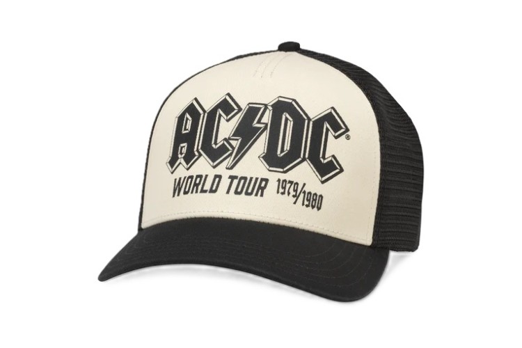 American Needle AC/DC Sinclair Trucker Cap - Black