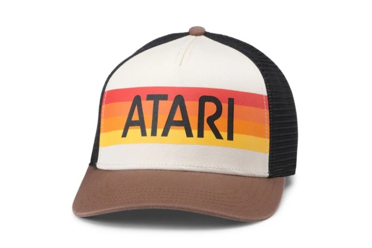 American Needle Atari Sinclair Trucker Cap - Black/Ivory/Brown