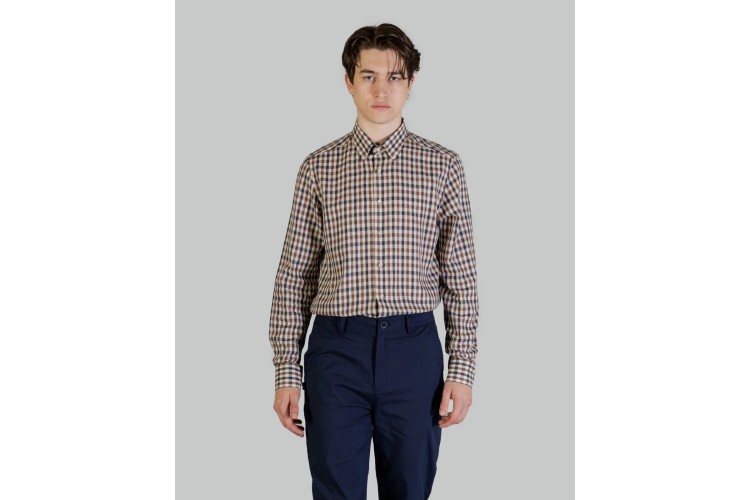 Aquascutum Active Club Check L/S Shirt - Club Check