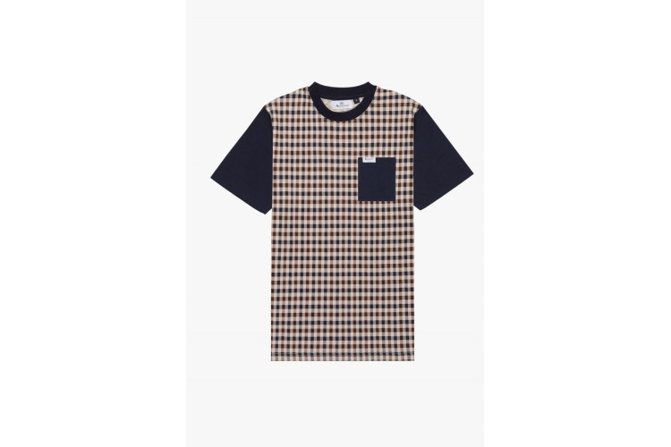Aquascutum Active Iconic Front Pocket T-Shirt - Navy