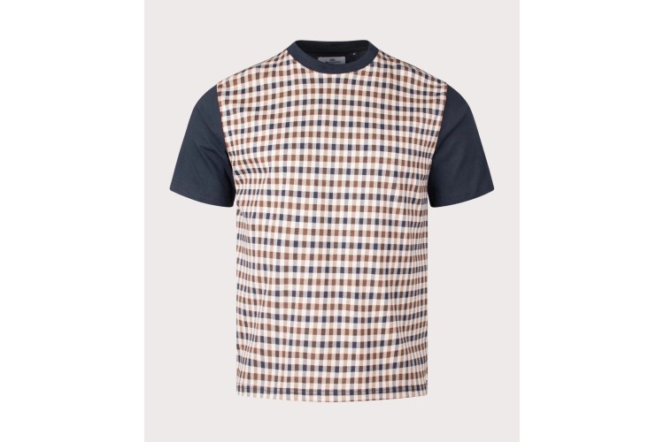 Aquascutum Active Iconic Front T-Shirt - Navy