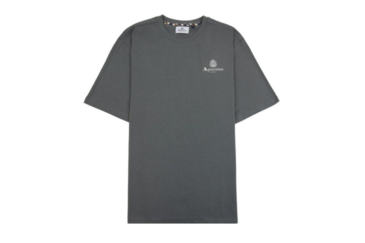 Aquascutum Active Small Logo T-Shirt - Charcoal