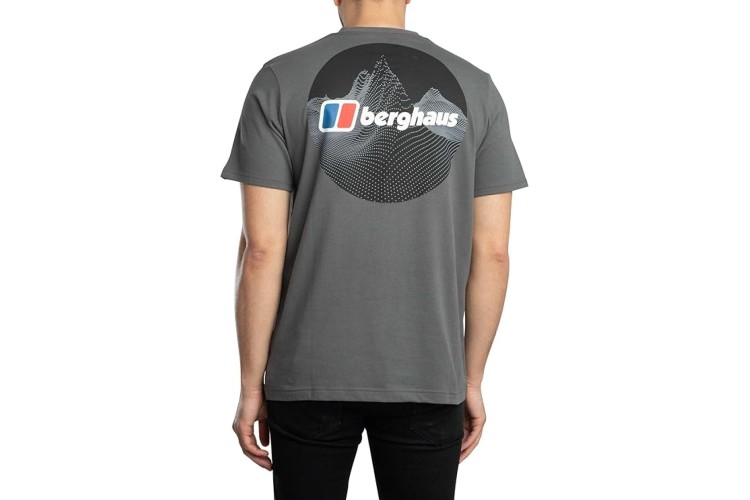 Berghaus Dotted Mountain T-Shirt - Charcoal Grey