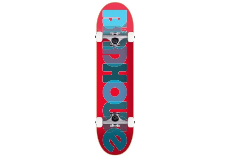 Birdhouse Stage 1 Opacity Logo 2 Red Skateboard Complete - 8.0