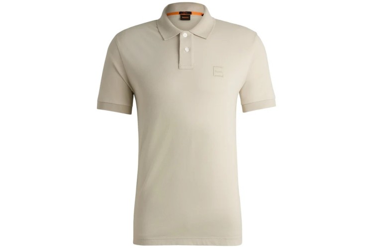 BOSS Passenger Logo S/S Polo - Light Beige