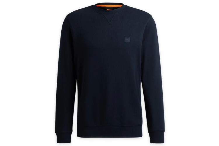 BOSS Westart Crew Sweatshirt - Dark Blue