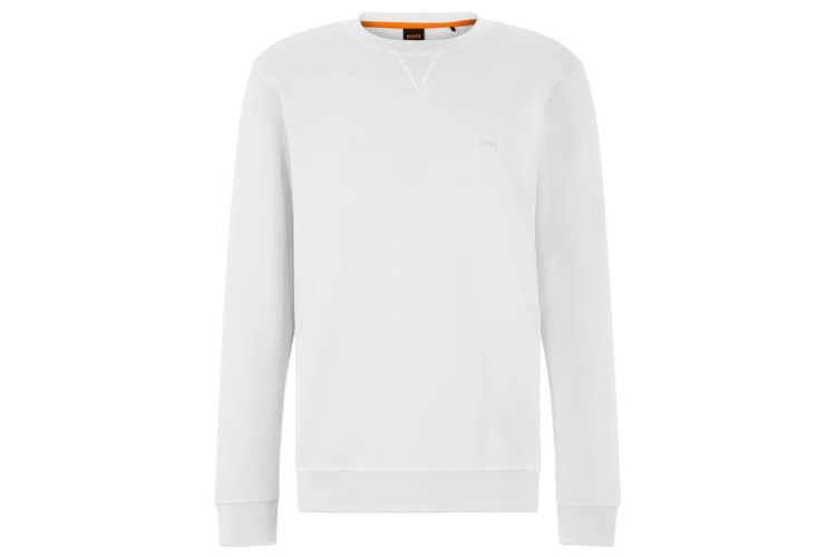 BOSS Westart Crew Sweatshirt - White