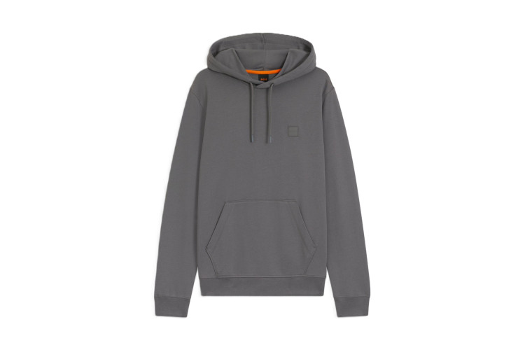 BOSS Wetalk Hooded Sweat - Open Grey