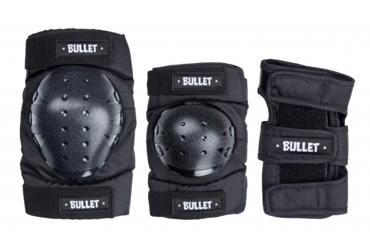 Bullet  Adult Triple Pad Set - Black