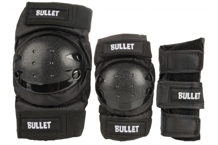 Bullet Junior Triple Pad Set - Black