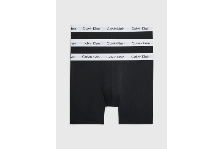 Calvin Klein 3 Pack Cotton Stretch Boxer Briefs - Black/Wht 001
