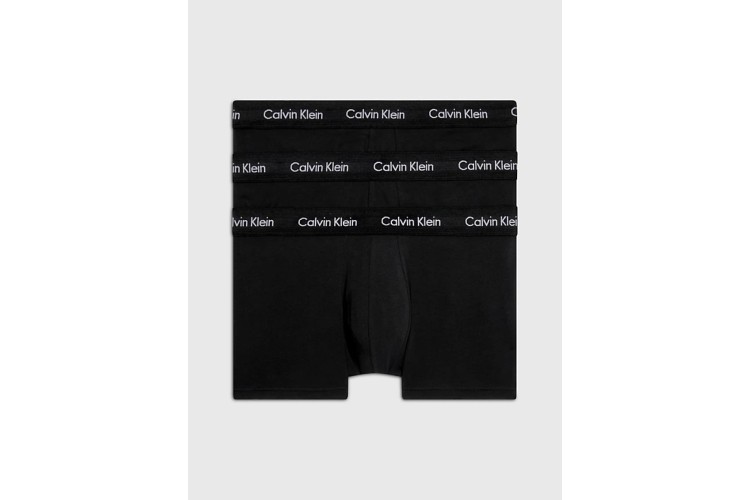 Calvin Klein Low Rise Trunk 3 Pack - BlackW/BlackXWb 
