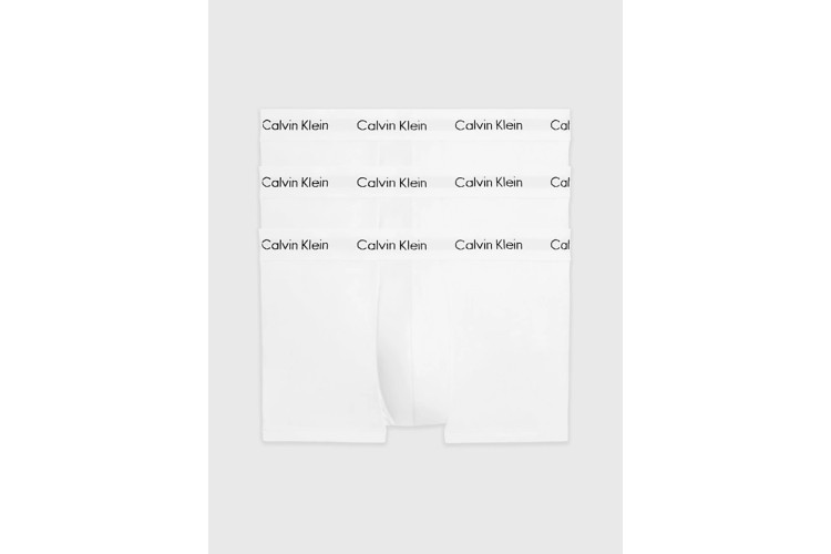 Calvin Klein Low Rise Trunk 3 Pack- White