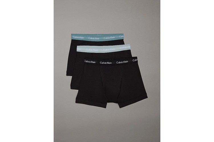 Calvin Klein 3 Pack Trunks - B-Black/Shade/SlateTurq