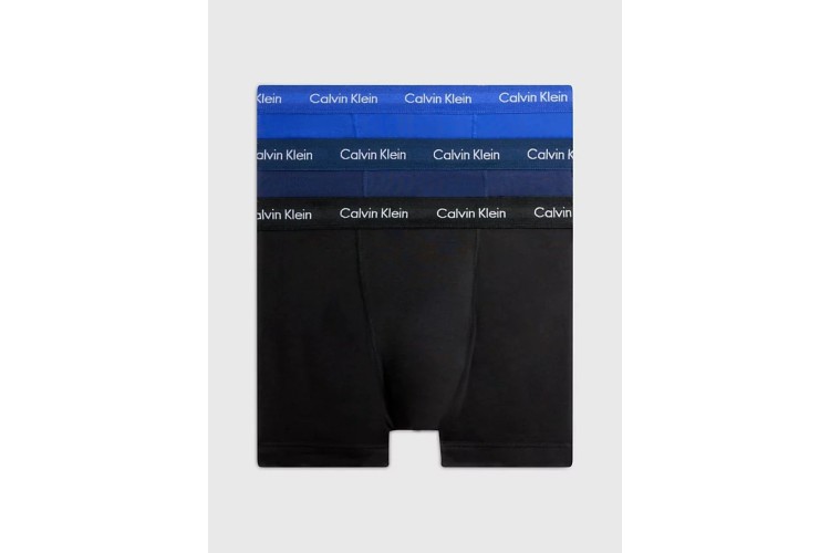 Calvin Klein 3 Pack Trunks - C-Black/Blu/Blu