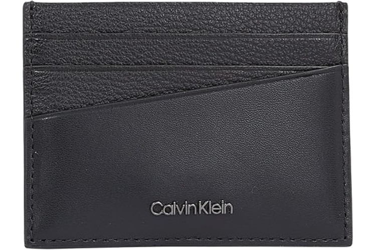 Calvin Klein Leather Cardholder 10598 - Black
