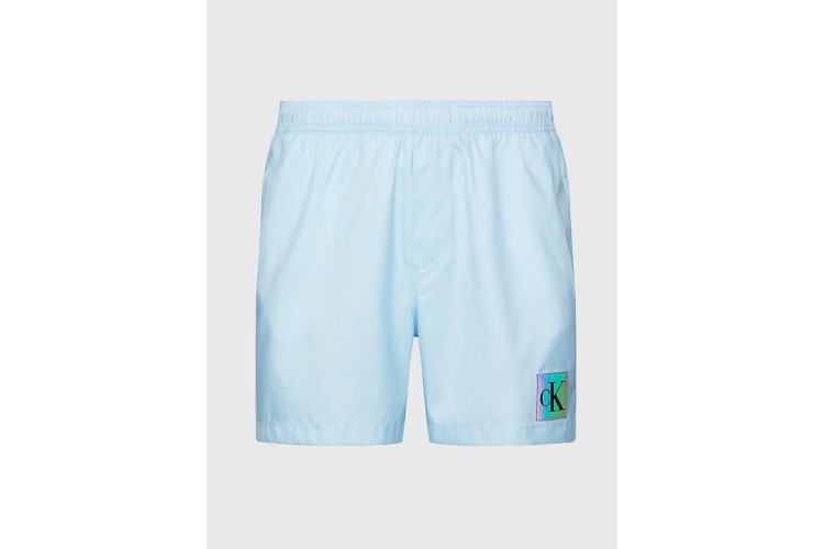 Calvin Klein Festive Medium Drawstring Swim Shorts - Keepsake Blue