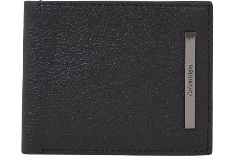 Calvin Klein Modern Bar Card & Coin Wallet Wallet - Black