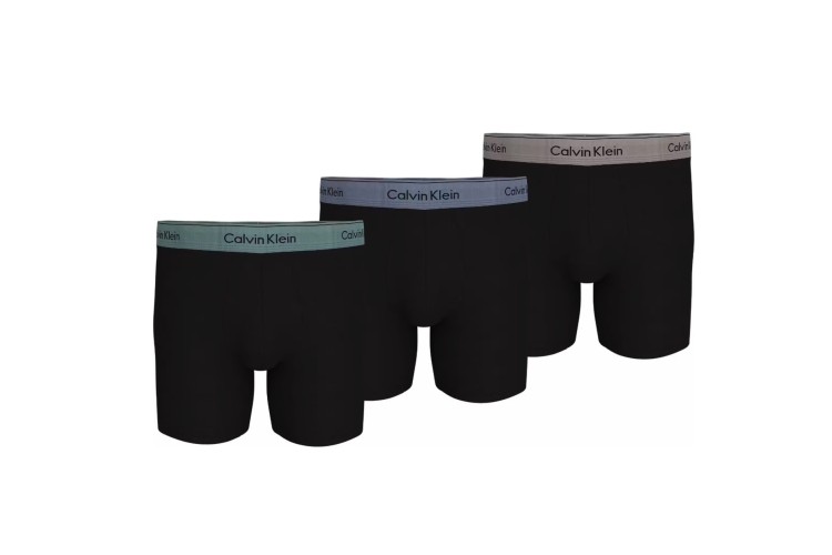 Calvin Klein Modern Cotton Stretch Boxer Brief - B-ZoniBeach/Troposphere/Ash