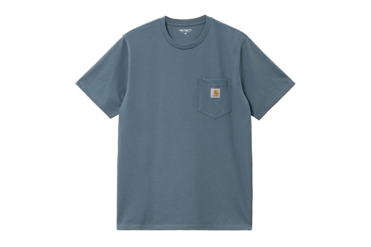 Carhartt S/S Pocket T Shirt - Storm Blue