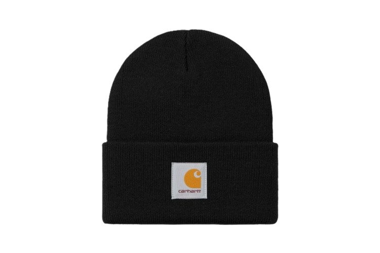 Carhartt WIP Acrylic Short Watch Hat Beanie - Black