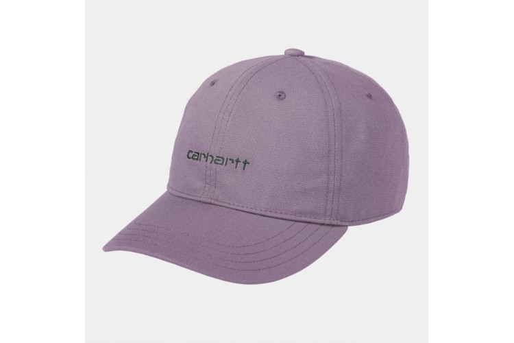 Carhartt WIP Canvas Script Cap - Glassy Purple