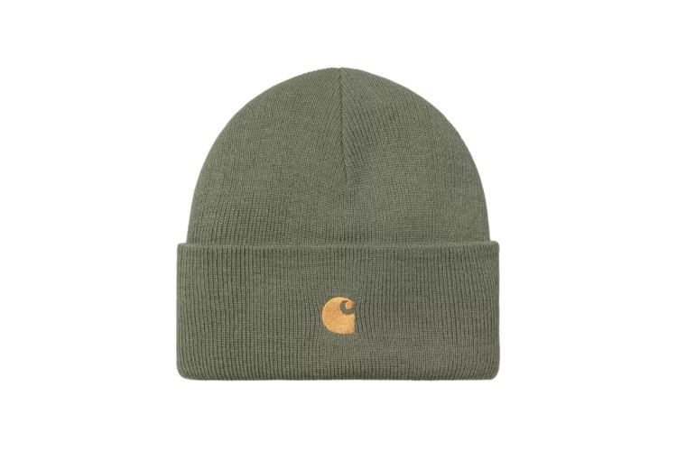 Carhartt WIP Chase Beanie - Leaf/Gold