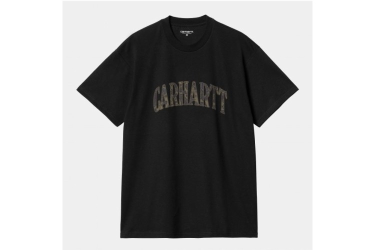 Carhartt WIP Paisley Script S/S T-Shirt - Black