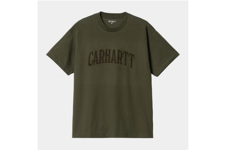 Carhartt WIP Paisley Script S/S T-Shirt - Plant