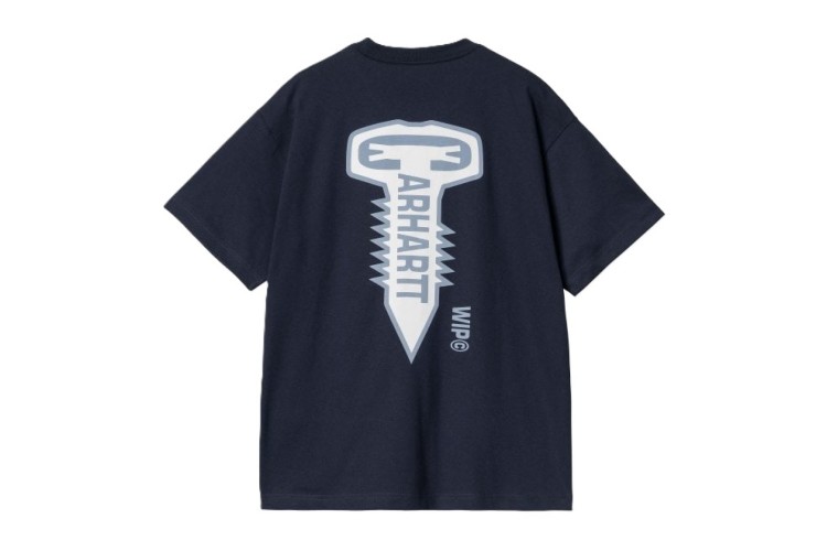 Carhartt WIP S/S Cross Screw T-Shirt - Air Force Blue