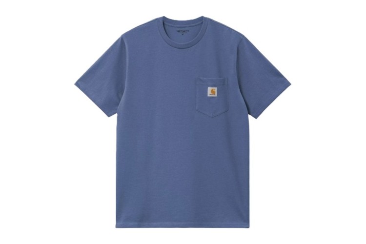 Carhartt WIP S/S Pocket T-Shirt - Blue Iris